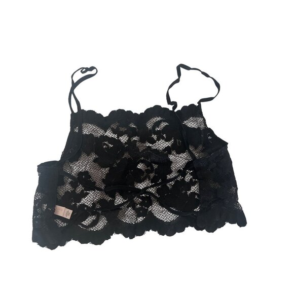 Victorias Secret Black Lace Two-Piece Skirt & Crop Top Set - Picture 3 of 7